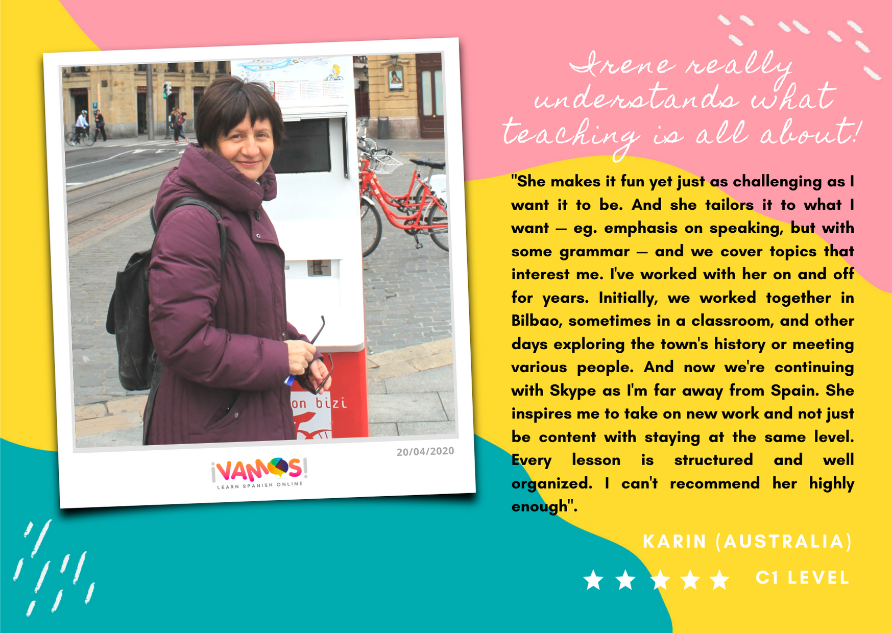 Comentario alumno vamoslearnspanishonline1